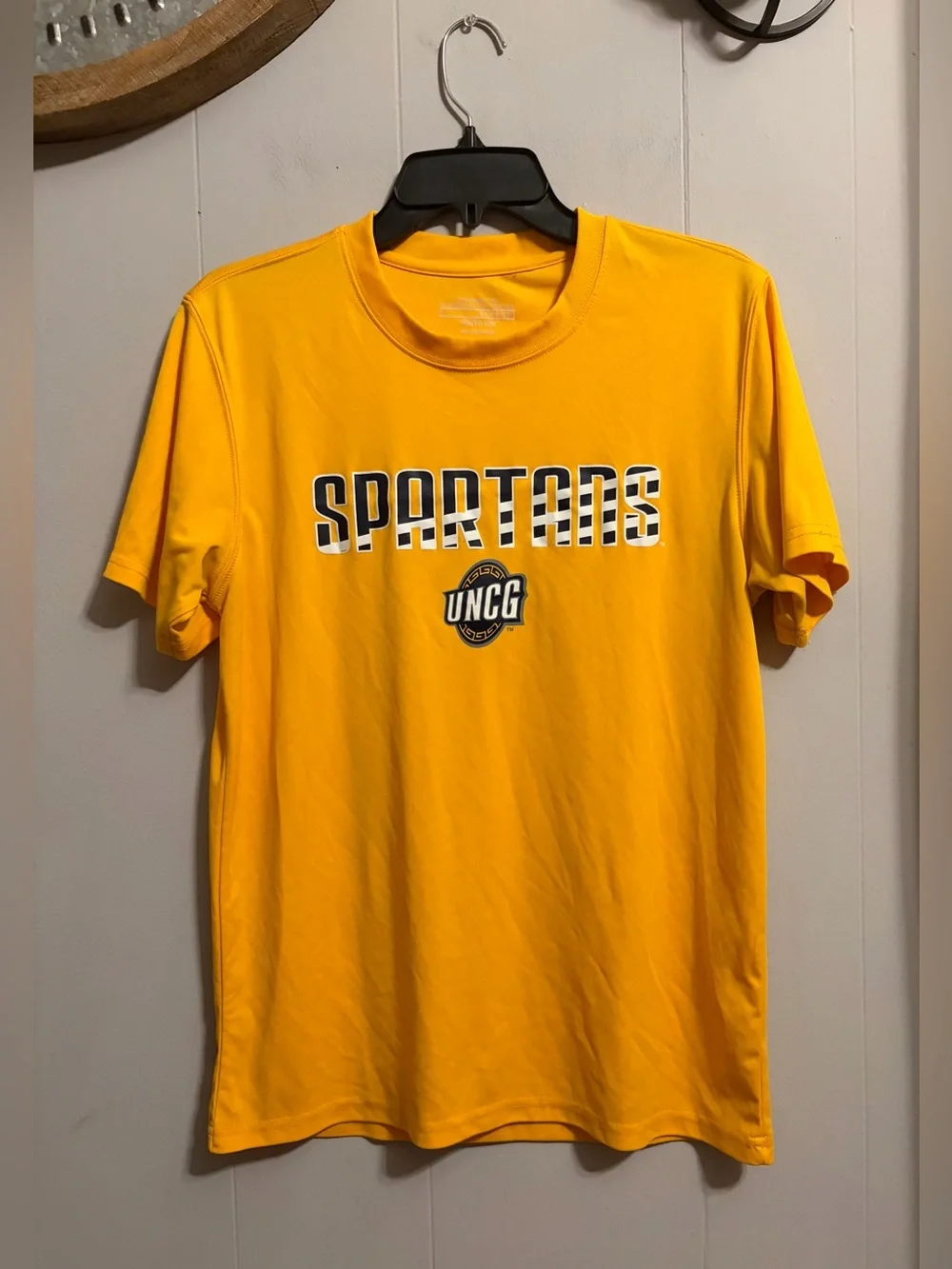 Spartans Unisex Yellow Graphic Tee Youth